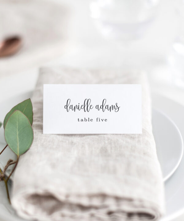 Lovely Calligraphy Place Cards #LCC
