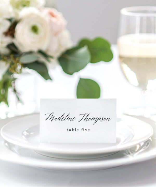Modern Script Place Cards #MSC