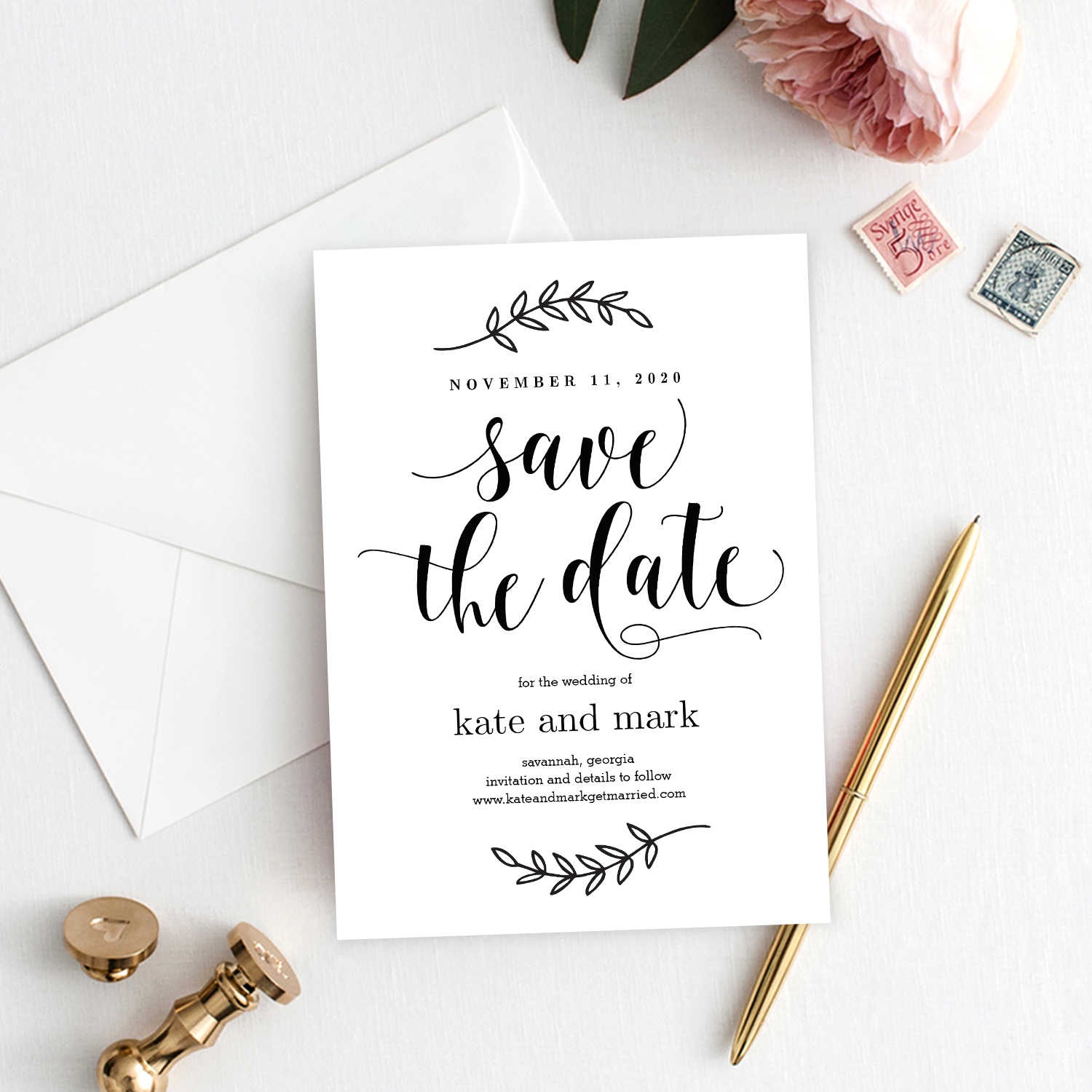 Save The Date Card