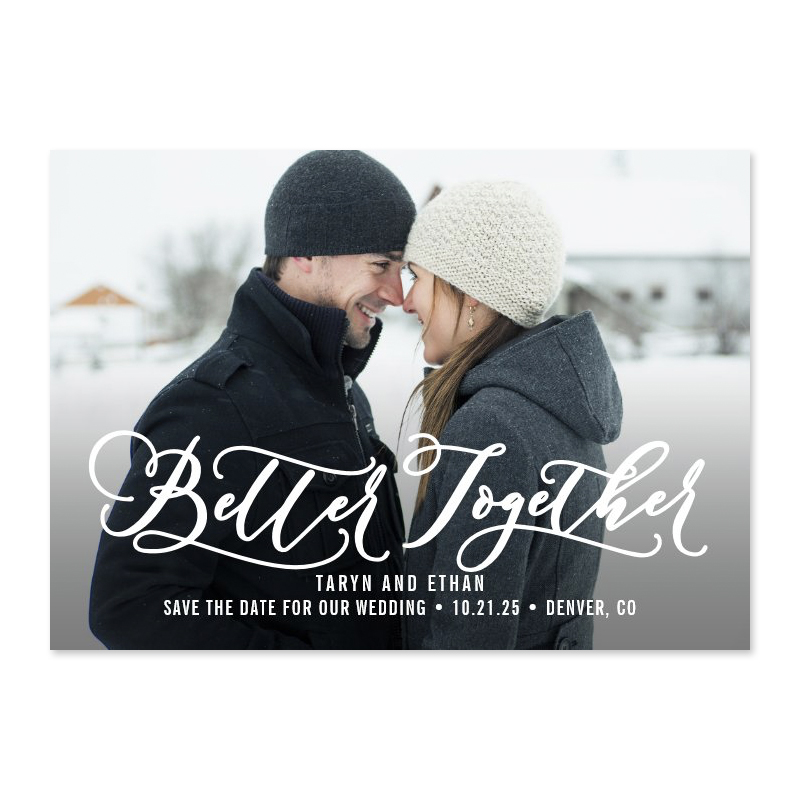 Better Together Save The Date Card