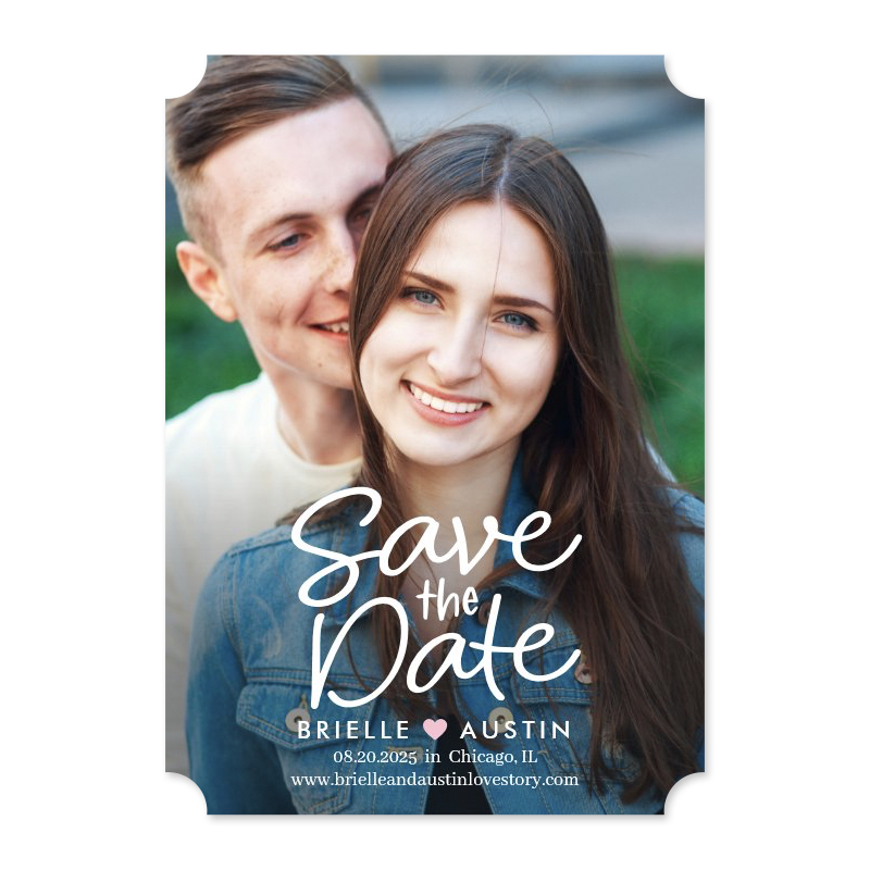 Sweet Couple Save The Date Card Berry Berry Sweet