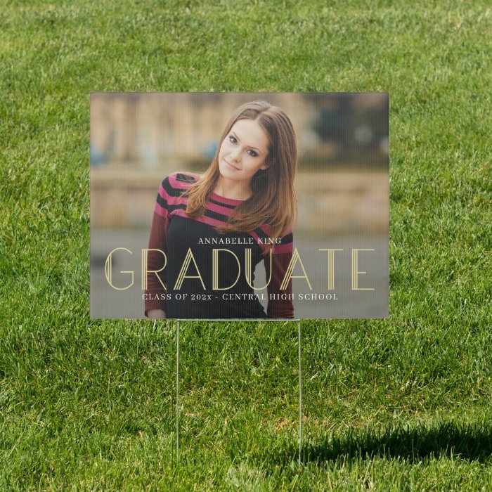 Brilliant Mind Graduation Yard Sign