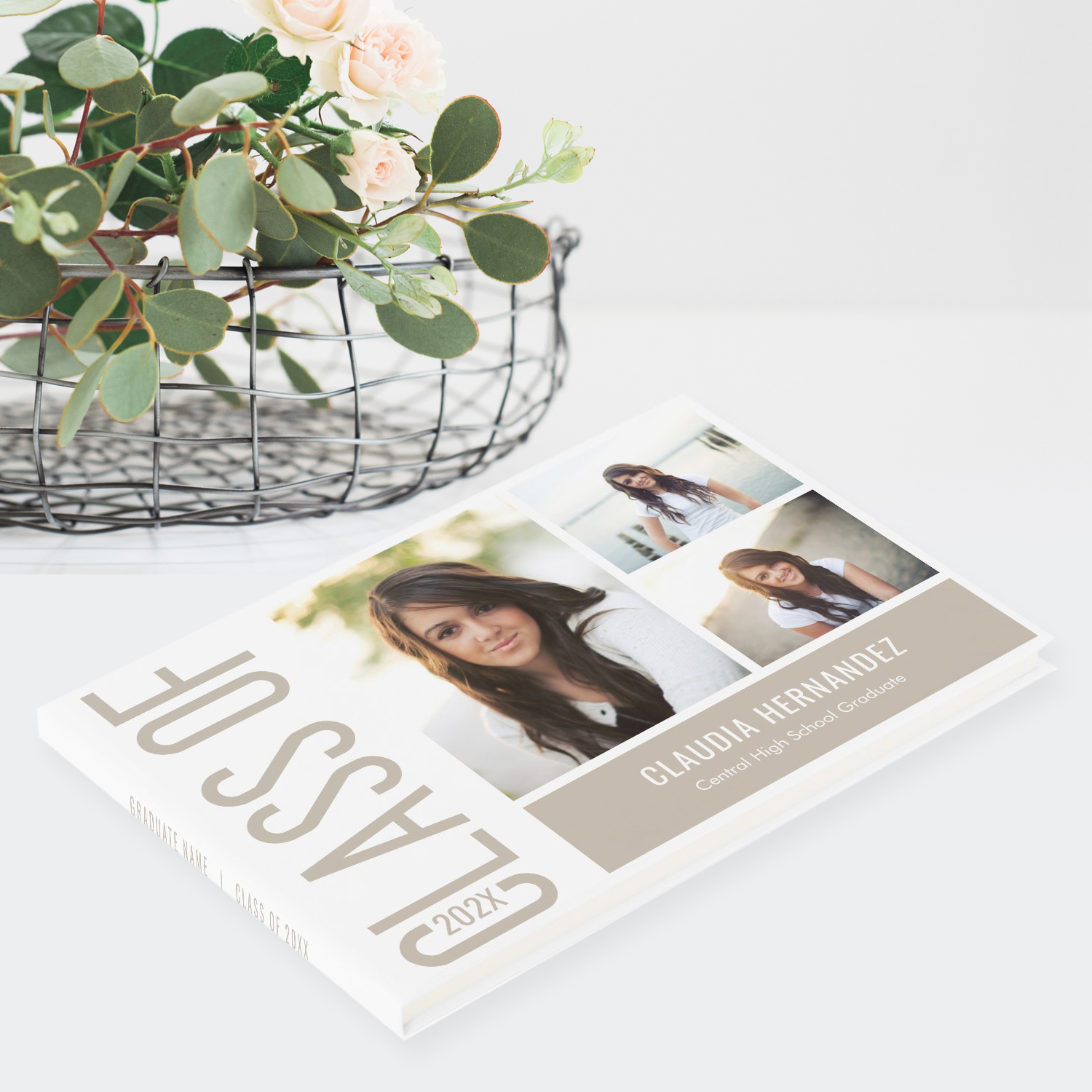 Simply Cool Editable Color Graduation Guest Book