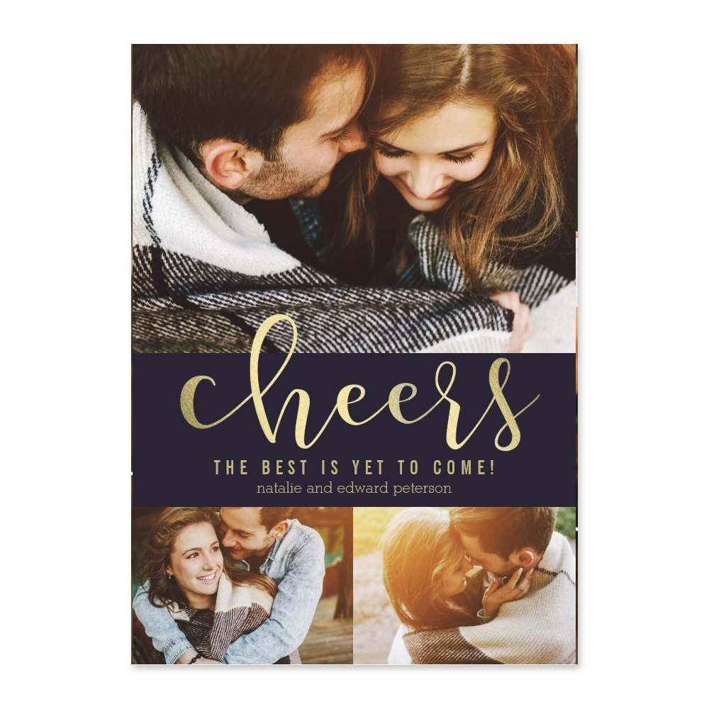 Graceful Glow Holiday Photo Card