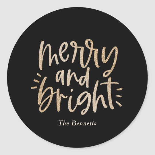 Bright Days Personalized Stickers or Tags