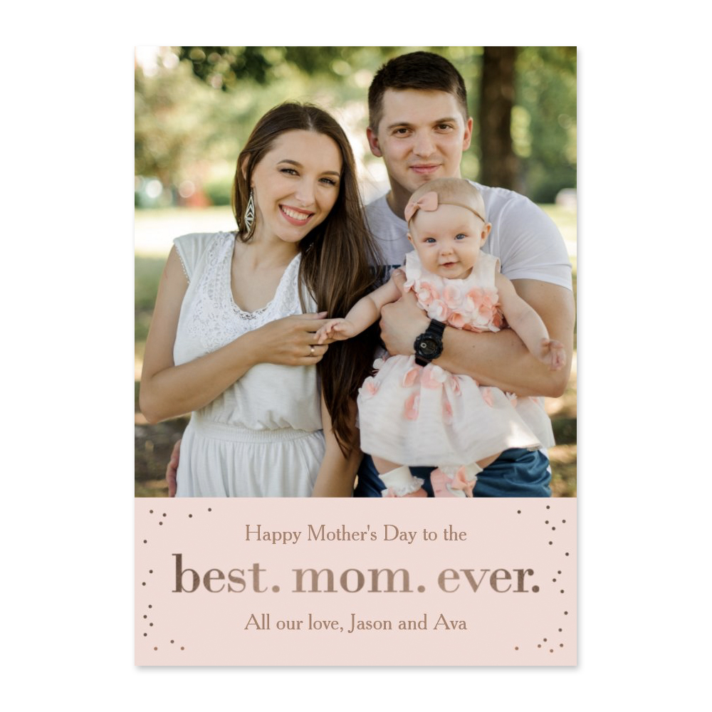 Happy Dots Mother's Day Card