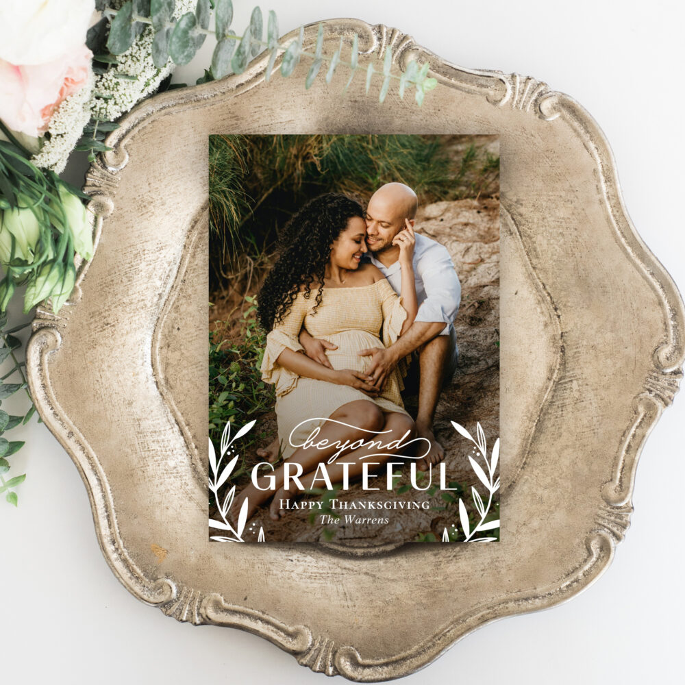 Beyond Grateful Thanksgiving Photo Cards
