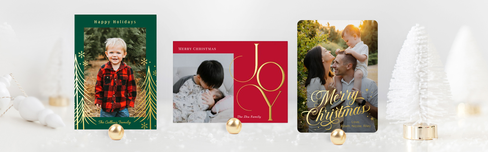 Foil Holiday Photo Cards