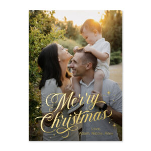 Magical Time Merry Christmas Photo Cards