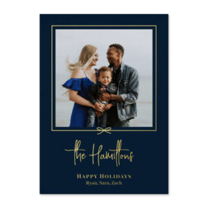 Modern Gift Editable Color Holiday Photo Cards