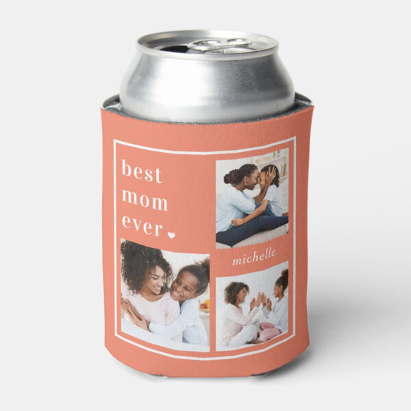 Best One Mom Personalized Can Cooler