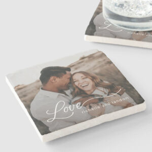 Just Love Stone Coaster Personalized Coasters