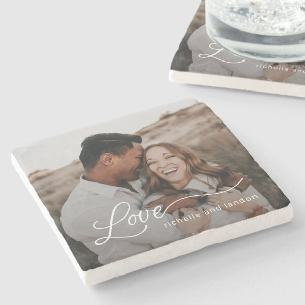 Just Love Stone Coaster Personalized Coasters