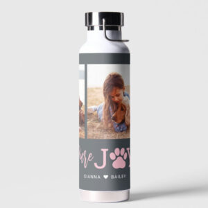Paw Joy 2 Personalized Water Bottle