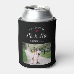 Upcoming Wedding Personalized Can Cooler