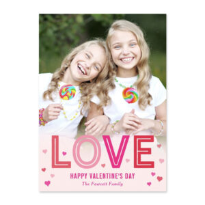 Happy Hearts Valentine's Day Photo Card