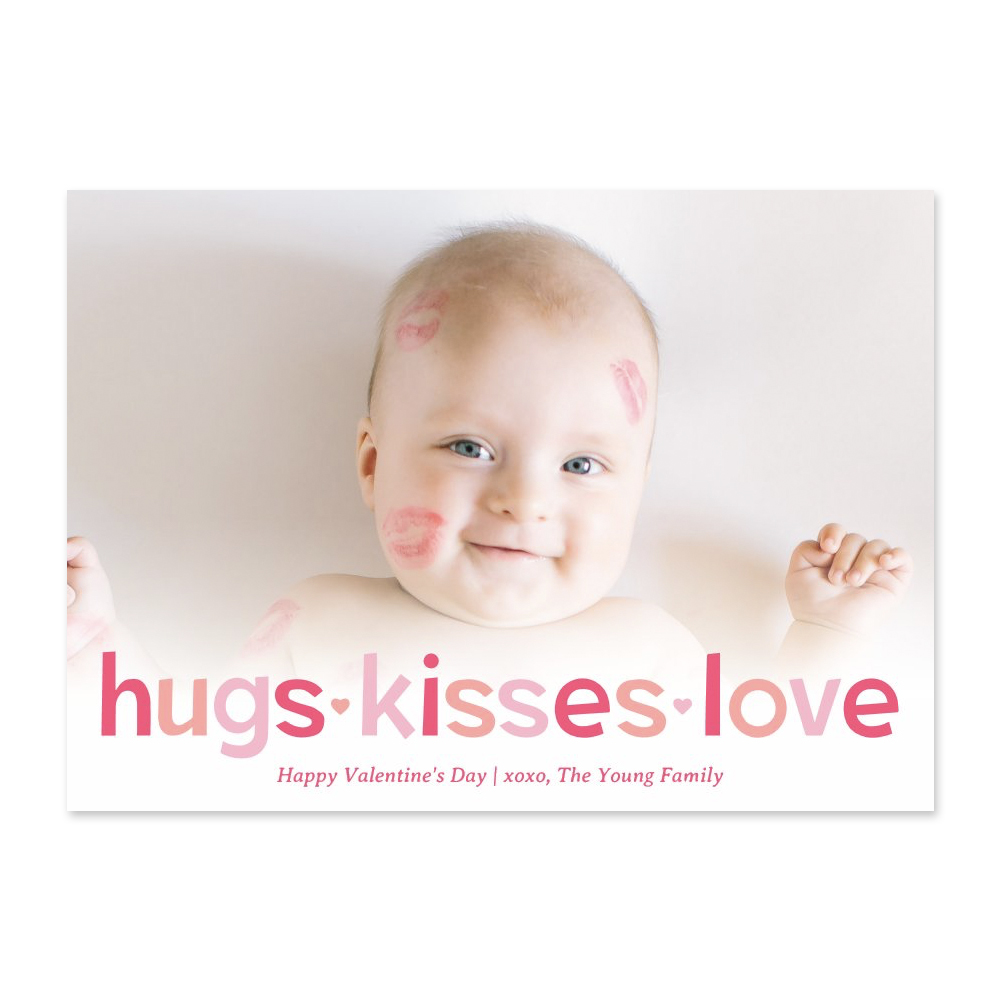 Sweet Wishes Valentine's Day Photo Card