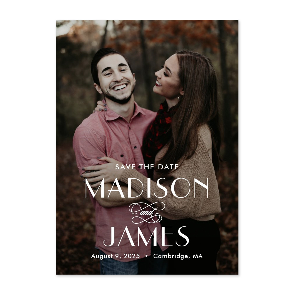 Beautiful Union Editable Color Save The Date Cards