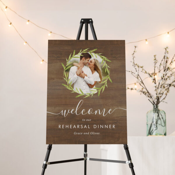 Natural Love Photo Welcome Sign