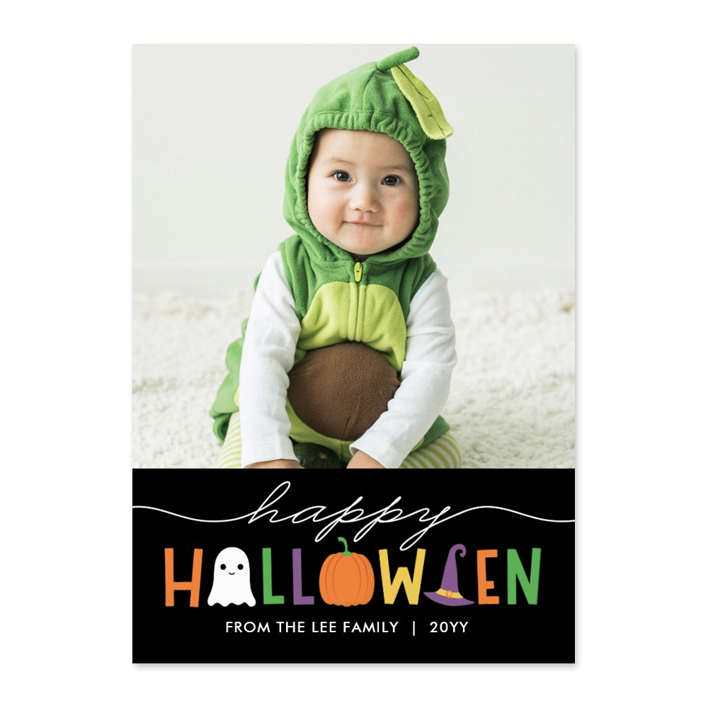 Fun and Festive Halloween Photo Card