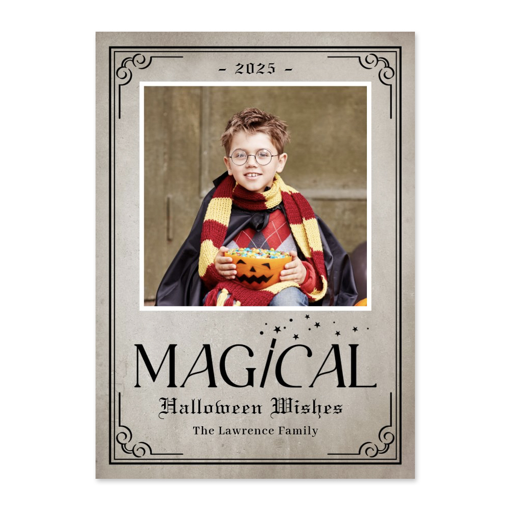 Pure Magic Photo Halloween Cards