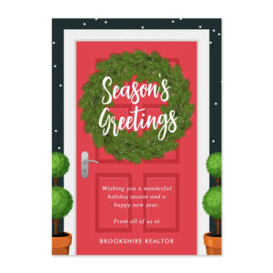 Decked Door Business Holiday Card Corporate Holiday Card