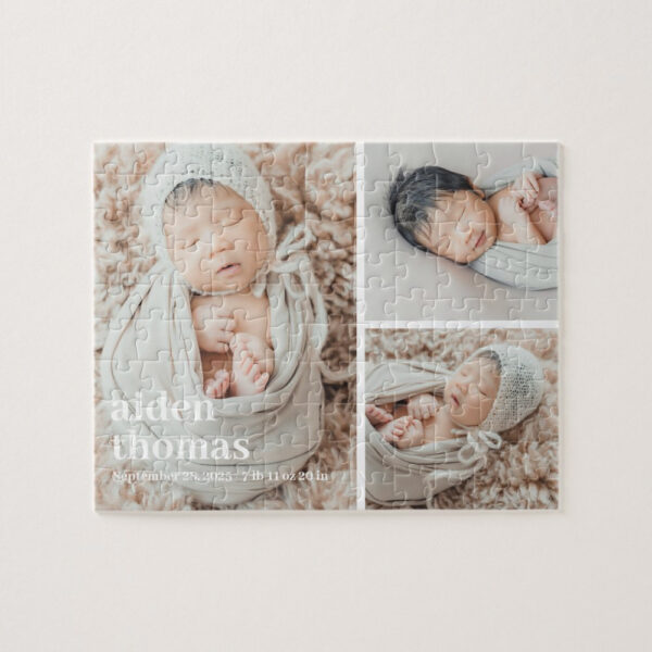 Gallery Of Three Personalized Photo Puzzle