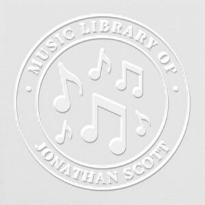 Music Notes Music Library Personalized Seal Custom Embosser