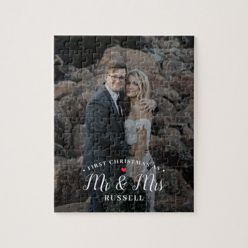 Our First Christmas Personalized Photo Puzzle