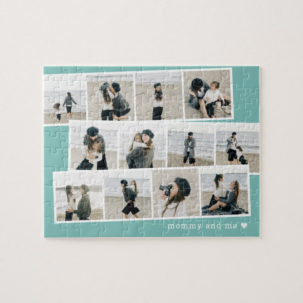 Photo Strips Editable Color Personalized Photo Puzzle