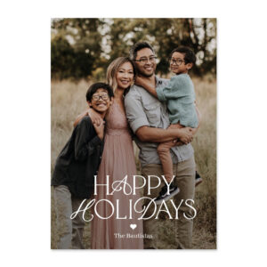 Splendid Mix Happy Holidays Photo Card