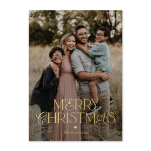Splendid Mix Merry Christmas FOIL Photo Card