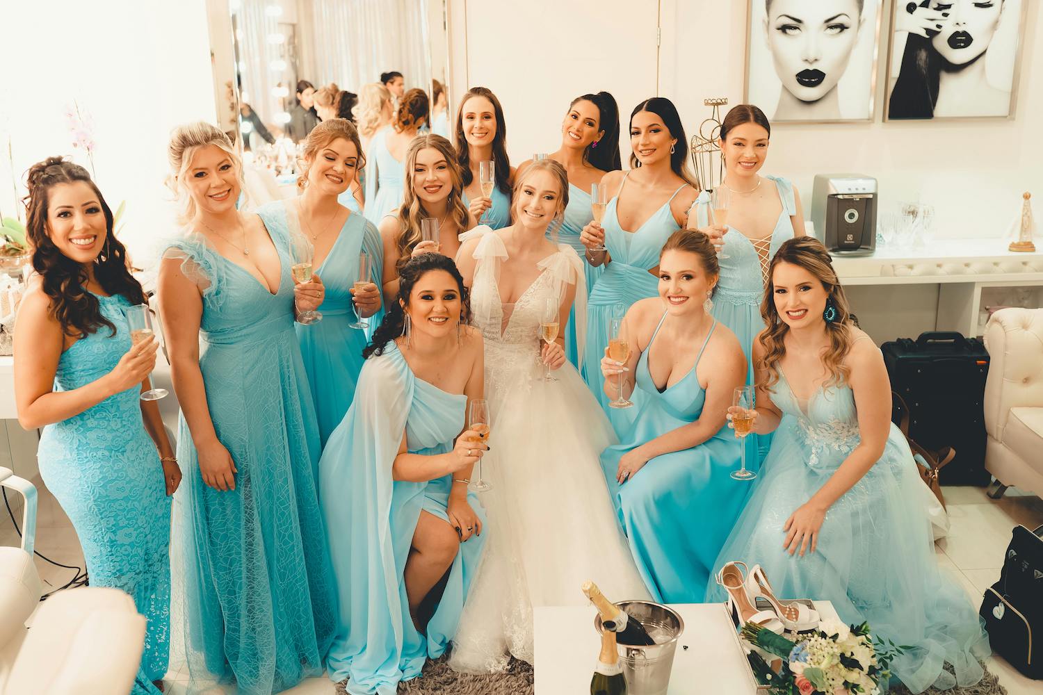 Mismatched Bridesmaids Dresses