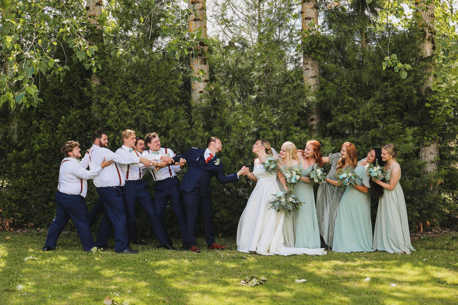 Mismatched Bridesmaids