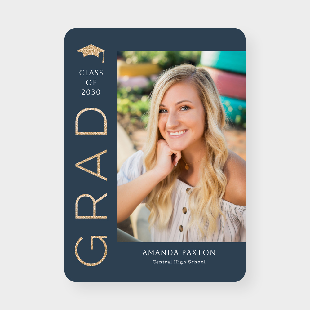 Joyful Grad Graduation Announcement