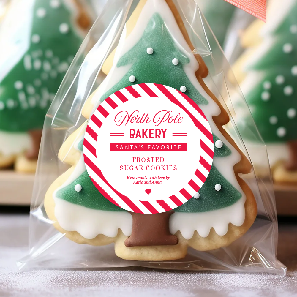 Santa Approved Personalized Christmas Gift Stickers