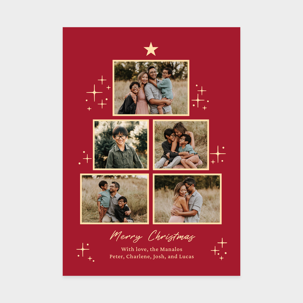 Tree Gallery Holiday Photo Cards