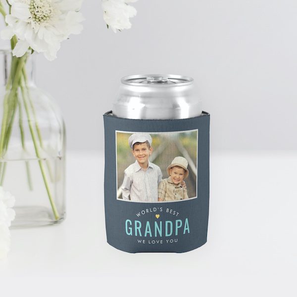 Simply Loved Editable Color Custom Photo Can Cooler Personalized Gift